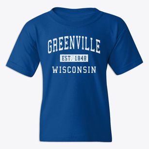 Greenville Wisconsin Classic Established Youth T-shirt