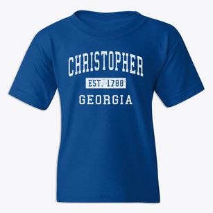 Christopher Georgia Classic Established Youth T-shirt
