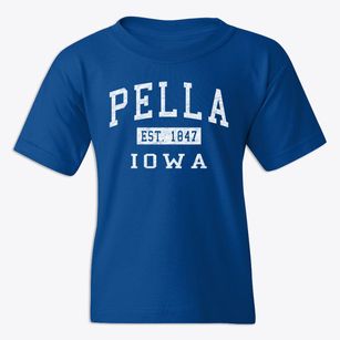 Pella Iowa Classic Established Youth T-shirt