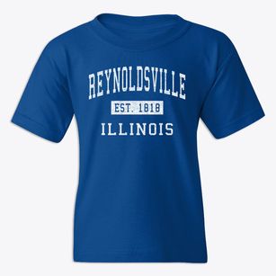 Reynoldsville Illinois Classic Established Youth T-shirt
