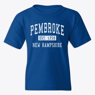 Pembroke New Hampshire Classic Established Youth T-shirt