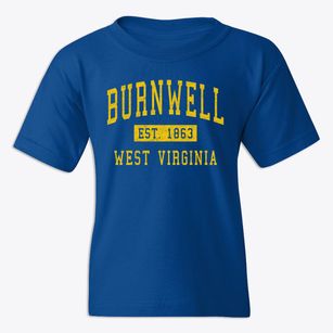 Burnwell West Virginia Classic Established Youth T-shirt
