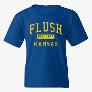 Flush Kansas Classic Established Youth T-shirt