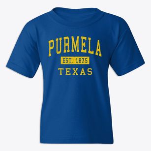Purmela Texas Classic Established Youth T-shirt