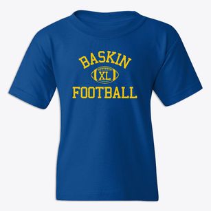Baskin High School Classic Football Youth T-shirt