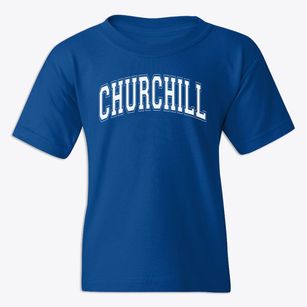 Churchill Junior High School Varsity Arch Youth T-shirt