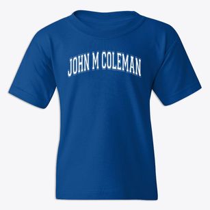 Is 271 John M Coleman Varsity Arch Youth T-shirt