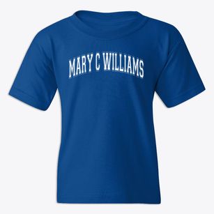 Mary C Williams Elementary School Varsity Arch Youth T-shirt