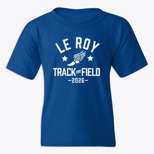 Le Roy Elementary School Track and Field Youth T-shirt