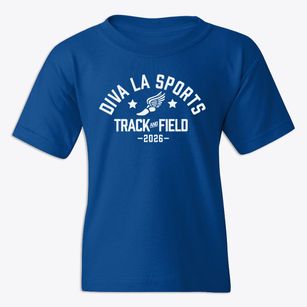 Diva La Sports Track and Field Youth T-shirt