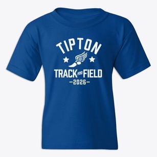 Tipton Bible Church School Track and Field Youth T-shirt