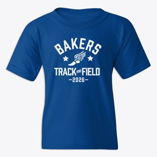 Bakers Elementary School Track and Field Youth T-shirt