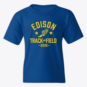 Thomas Edison High School Track and Field Youth T-shirt