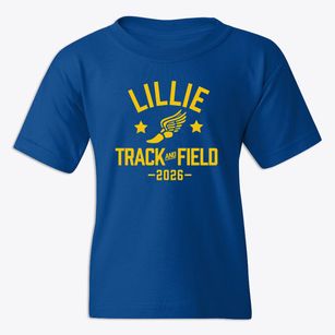 Lillie Middle School Track and Field Youth T-shirt