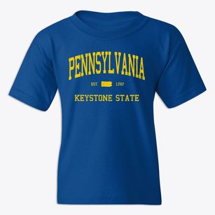  Pennsylvania Slogan Youth T-shirt