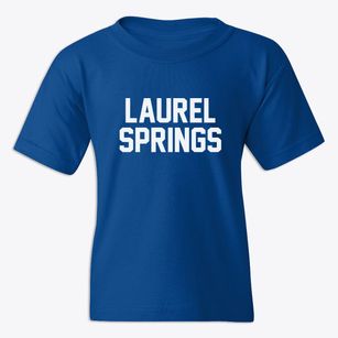 Laurel Springs New Jersey Classic Block Youth T-shirt