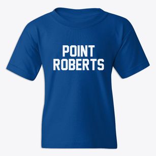 Point Roberts Washington Classic Block Youth T-shirt