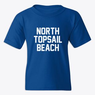 North Topsail Beach North Carolina Classic Block Youth T-shirt