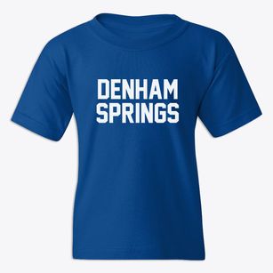 Denham Springs Louisiana Classic Block Youth T-shirt