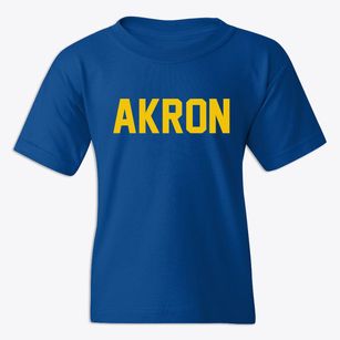 Akron Ohio Classic Block Youth T-shirt