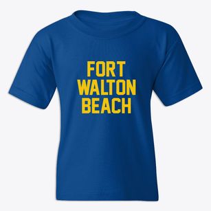 Fort Walton Beach Florida Classic Block Youth T-shirt
