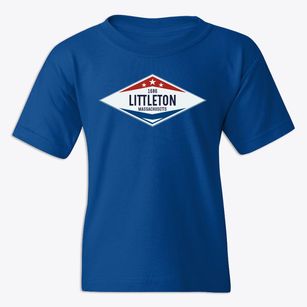 Littleton Massachusetts Diamond Star Youth T-shirt