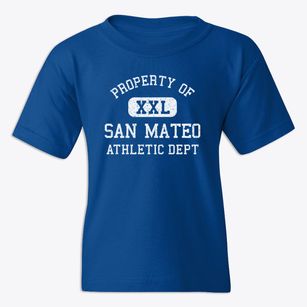San Mateo California Athletic Dept Youth T-shirt