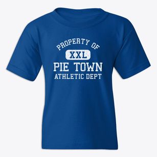 Pie Town New Mexico Athletic Dept Youth T-shirt