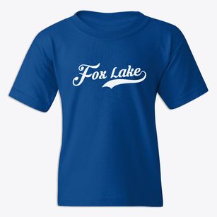 Fox Lake Wisconsin Vintage Team Youth T-shirt