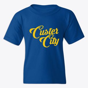 Custer City Oklahoma Vintage Team Youth T-shirt