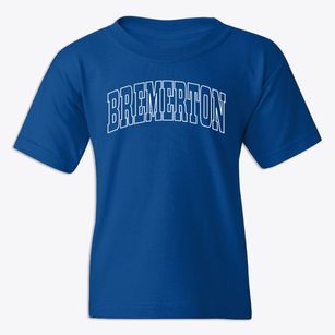 Bremerton Washington Trendy Block Youth T-shirt