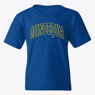 Minocqua Wisconsin Trendy Block Youth T-shirt