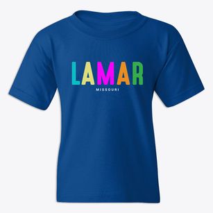Lamar Missouri Color Pop Youth T-shirt