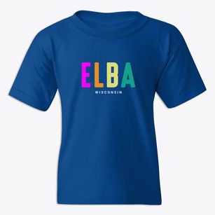 Elba Wisconsin Color Pop Youth T-shirt