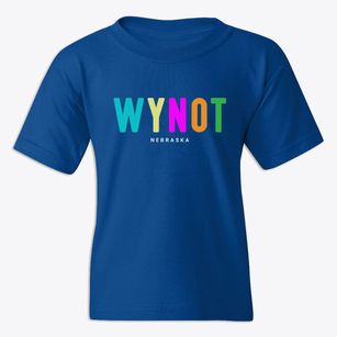 Wynot Nebraska Color Pop Youth T-shirt