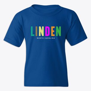 Linden North Carolina Color Pop Youth T-shirt