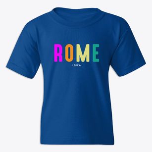 Rome Iowa Color Pop Youth T-shirt
