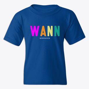 Wann Nebraska Color Pop Youth T-shirt