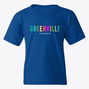 Greenville Wisconsin Color Pop Youth T-shirt