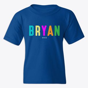 Bryan Ohio Color Pop Youth T-shirt