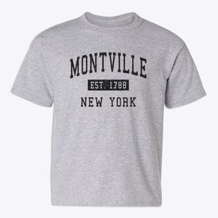 Montville New York Classic Established Youth T-shirt
