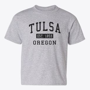 Tulsa Oregon Classic Established Youth T-shirt