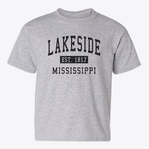 Lakeside Mississippi Classic Established Youth T-shirt