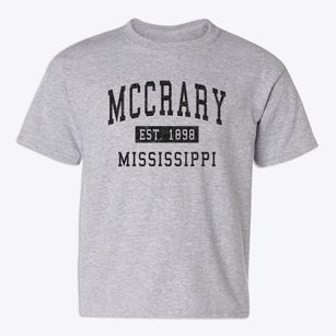 Mccrary Mississippi Classic Established Youth T-shirt