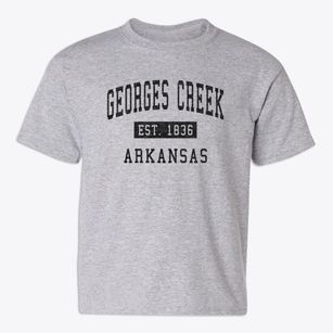 Georges Creek Arkansas Classic Established Youth T-shirt