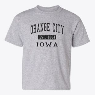 Orange City Iowa Classic Established Youth T-shirt