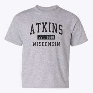 Atkins Wisconsin Classic Established Youth T-shirt