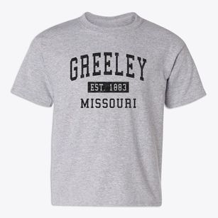 Greeley Missouri Classic Established Youth T-shirt