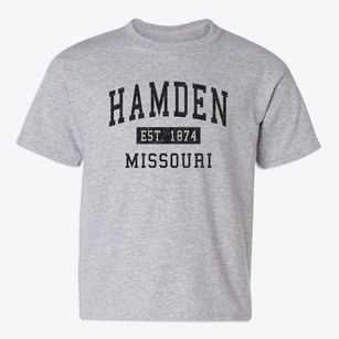 Hamden Missouri Classic Established Youth T-shirt