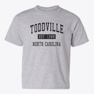 Toddville North Carolina Classic Established Youth T-shirt